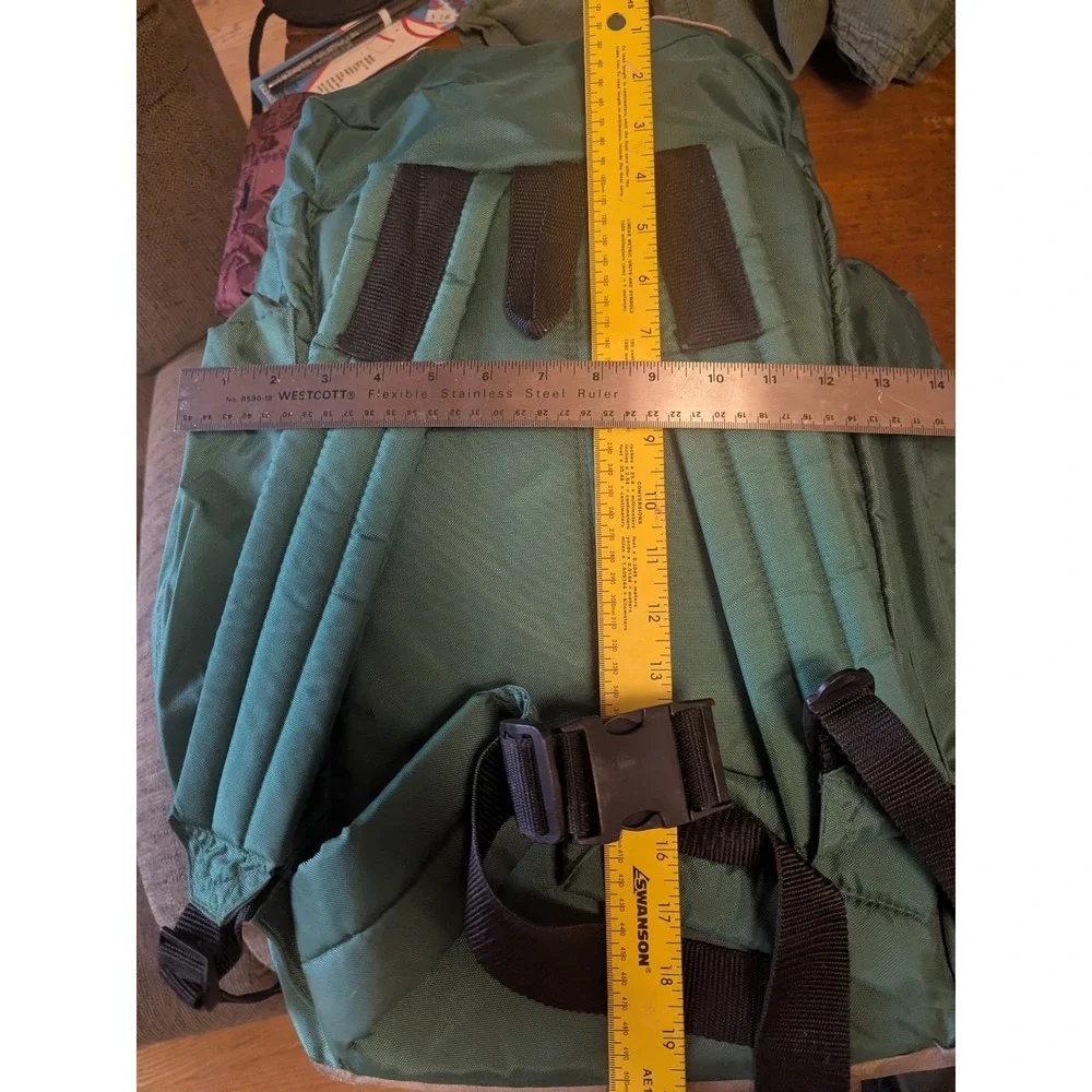 Vintage Himalayan Backpack External Frame Green Hiking Camping Gorpcore Pack